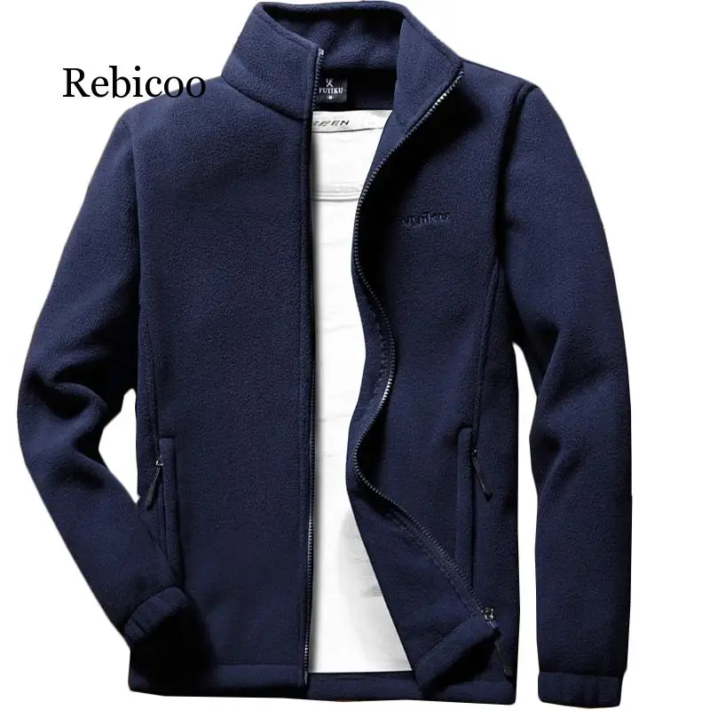 

Anbican Fashion Mens Spring Jacket 2019 Brand New Stand Collar Casual Jacket Men Thermal Fleece Coat Big Size 6XL 7XL 8XL 9XL