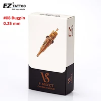 ez v system tattoo cartridge 08 0 25 mm round liner rl micro needles for rotary permanent makeup pen machines 20 pcsbox
