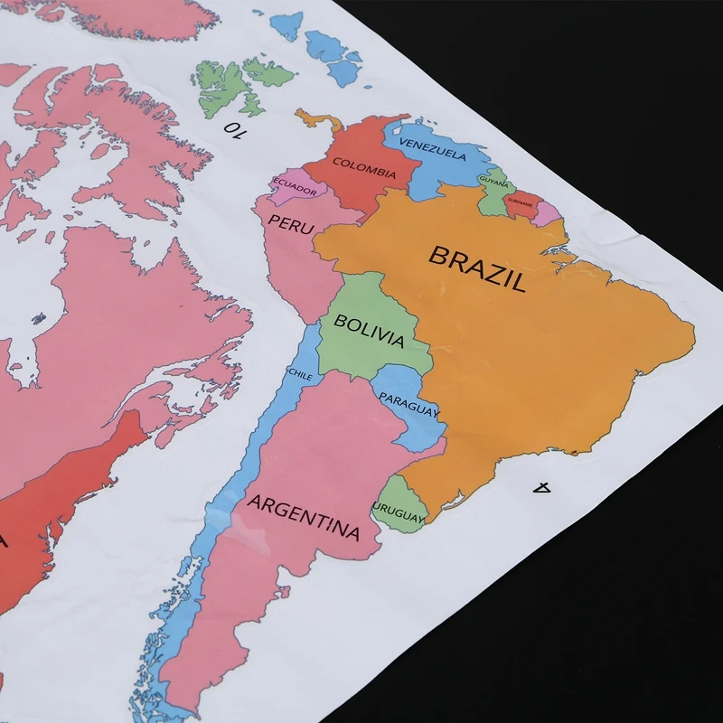 Карта мира съемные наклейки на стену художественная надпись наклейка домашний