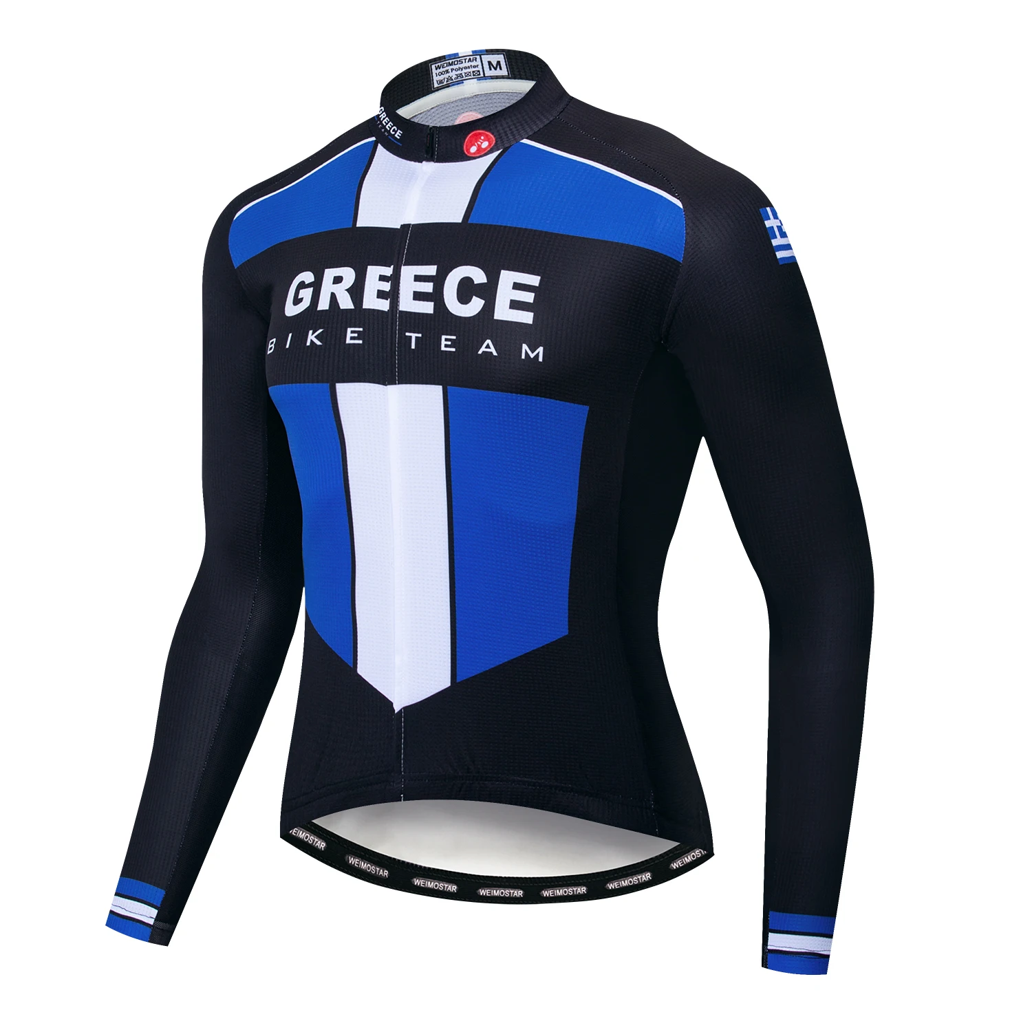 

2019 Pro team Men Long Sleeve Cycling Jerseys Spring autumn Clothes Bike Outdoor Mountain Road Bicycle Clothing warm Greece