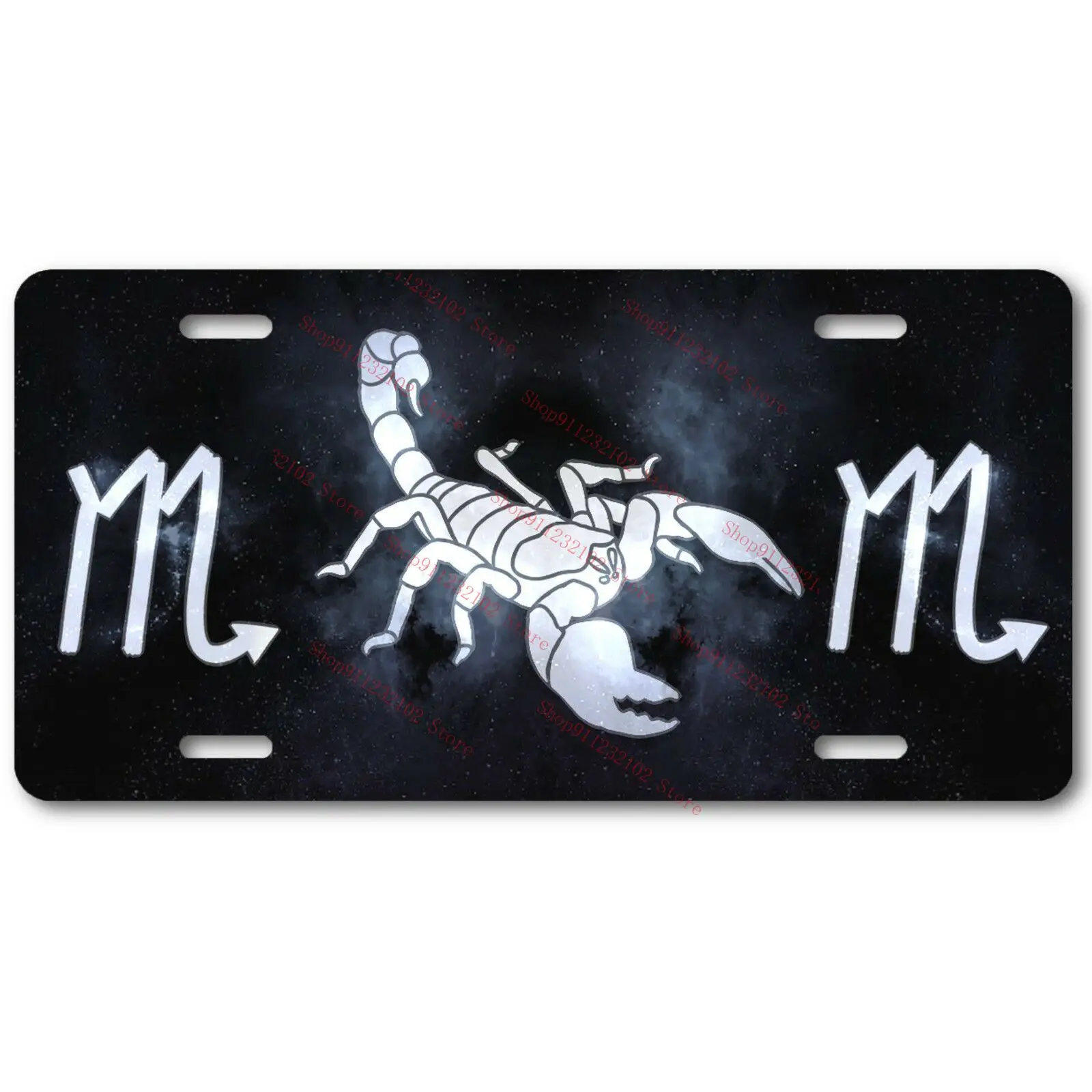 

Скорпион Зодиак Астрология номерной знак автомобиль Паб Бар Украшение жестяной знак потертый шик домашний декор доска настенное искусство...