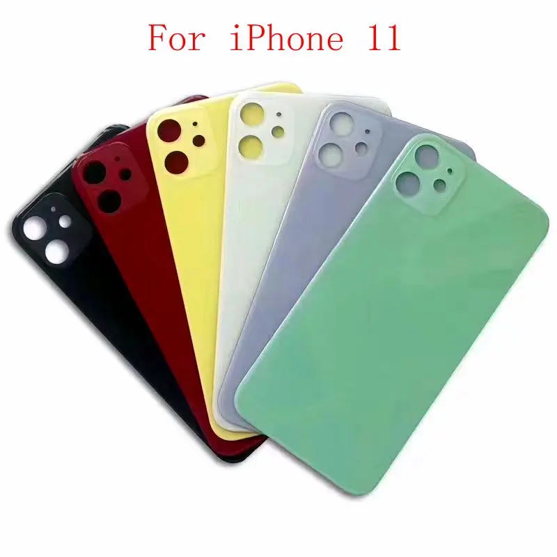 Задняя крышка аккумуляторного отсека стеклянная панель дверь для Apple iPhone 11/11 Pro/11