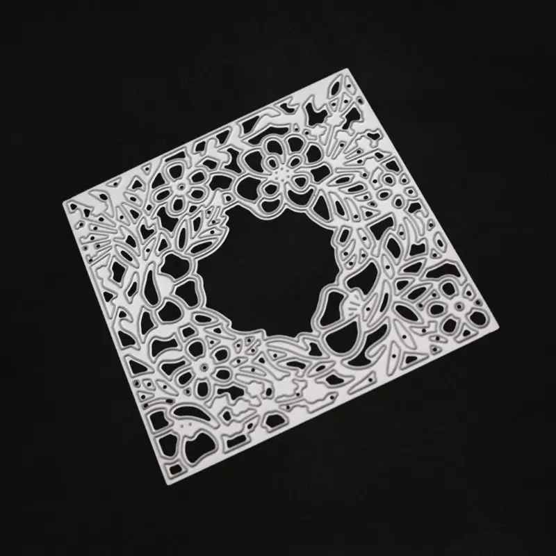 

Flower Frame Metal Cutting Dies Stencil Scrapbooking DIY Album Stamp Paper Card