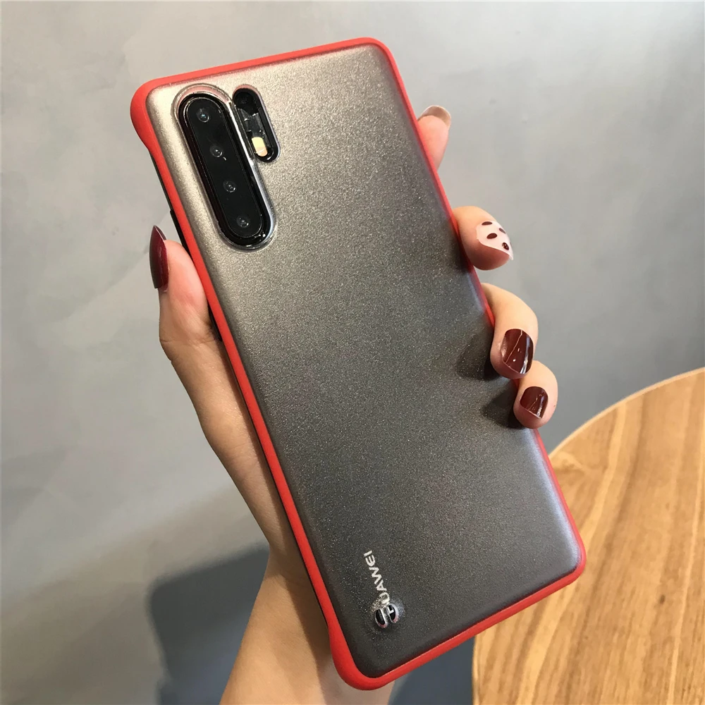 Горячий Feel бампер безрамный чехол для Samsung Galaxy Note 10 Plus 9 PC + TPU Матовая задняя крышка