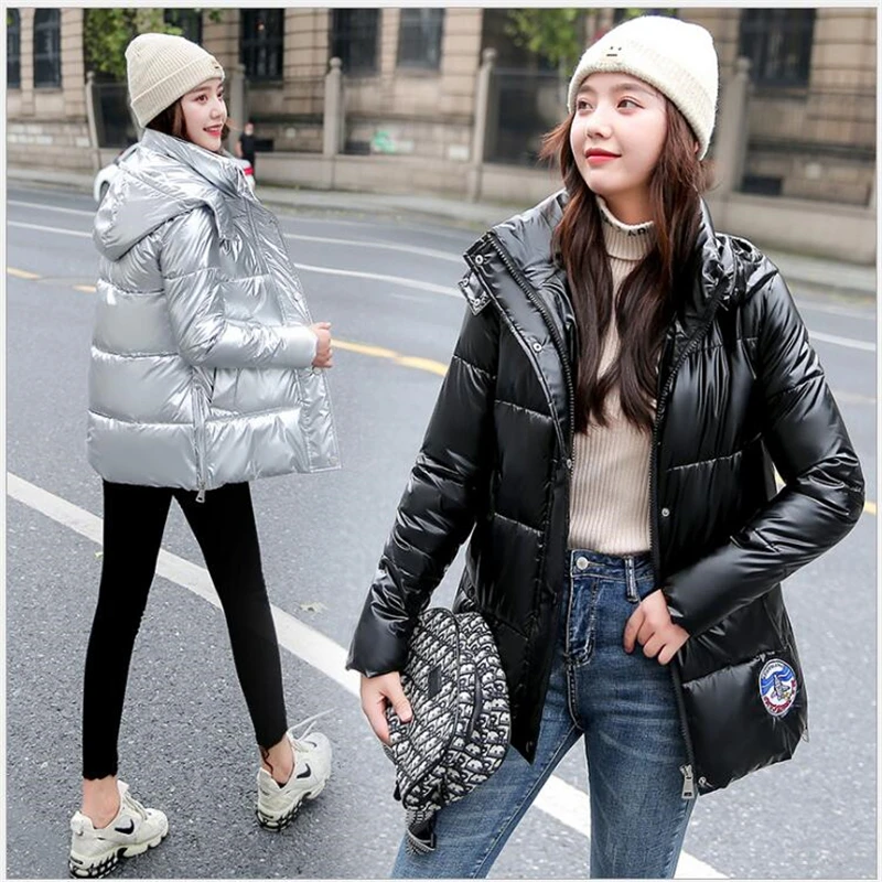 

2020 New Women's Jacket Winter Parka Casual Hoodie Overcoat Cotton Padded Parkas Thick Warm Female Coat Jaqueta Inverno R695