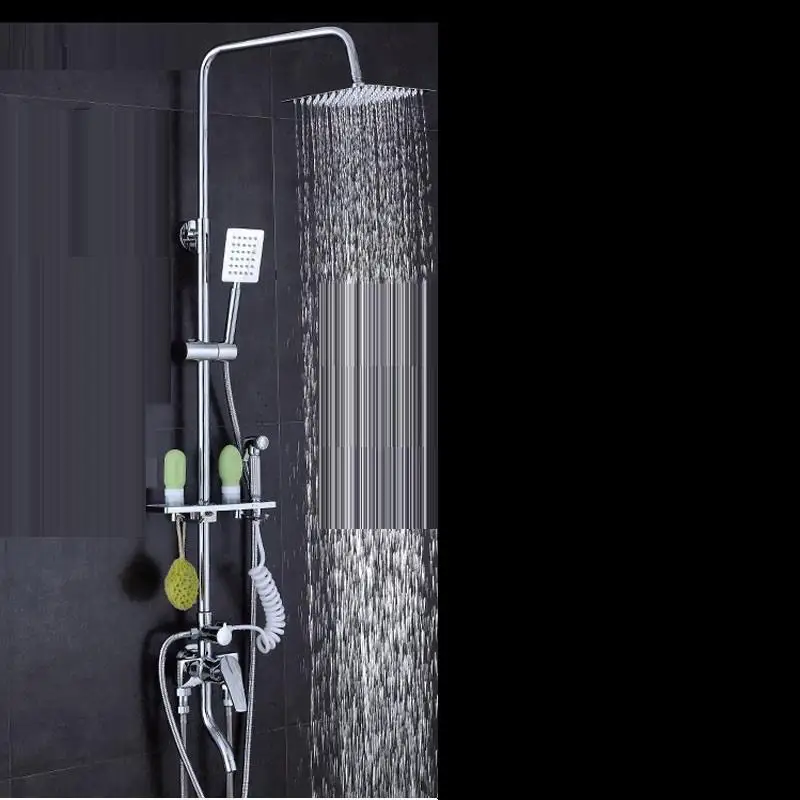 

Regadera De Prysznic Conjunto Choveiro Painel Torneira Lavabo Preto Columna Ducha Chuveiro Do Banheiro Douche Bathroom Shower