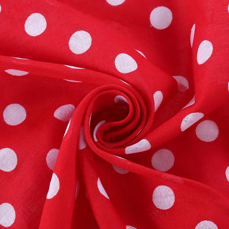 Бандана в горошек 55 см стиле бохо| |