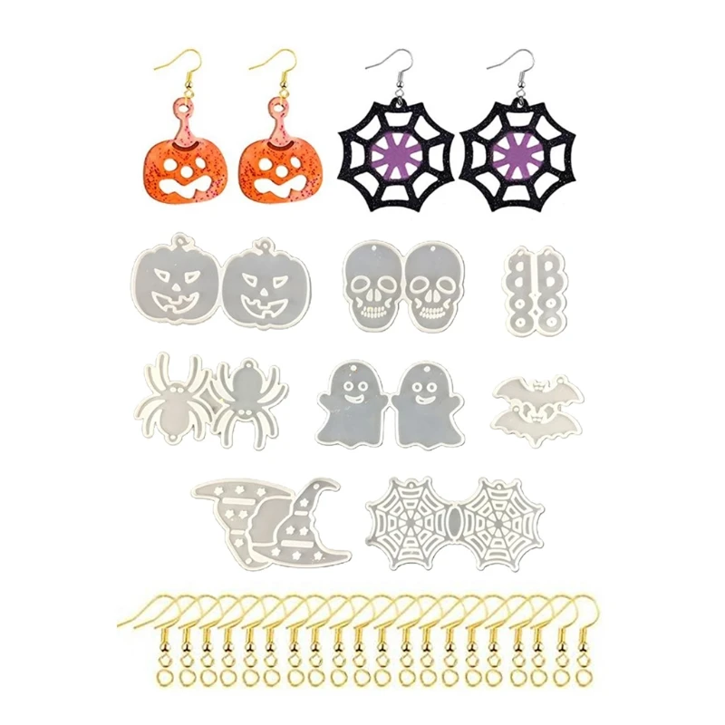 

Серьги на Хэллоуин, висячие серьги, силиконовая форма N0HE