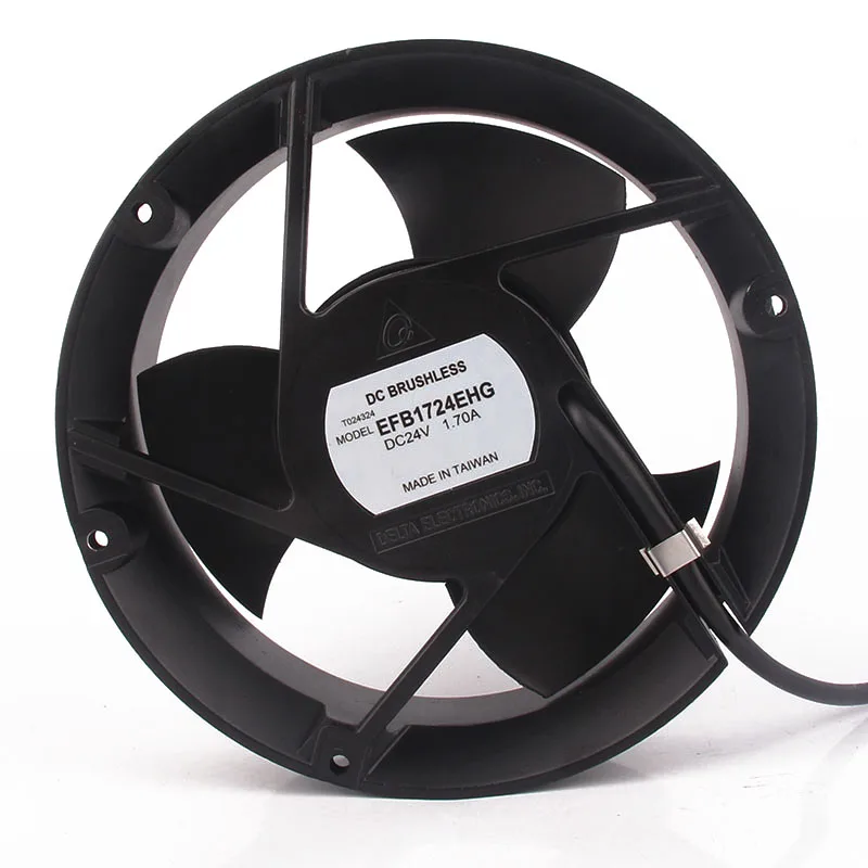 

Original New Taiwan EFB1724EHG 17251 24V 1.70A 17CM Full Aluminum Frame Gamer Cabinet Thermal Paste Motherboard Cooling Fan