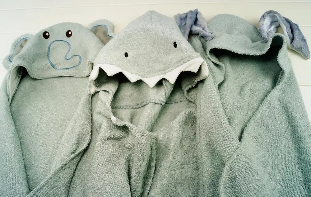 Полотенце для новорожденных детское банное полотенце из 100% хлопка пончо с