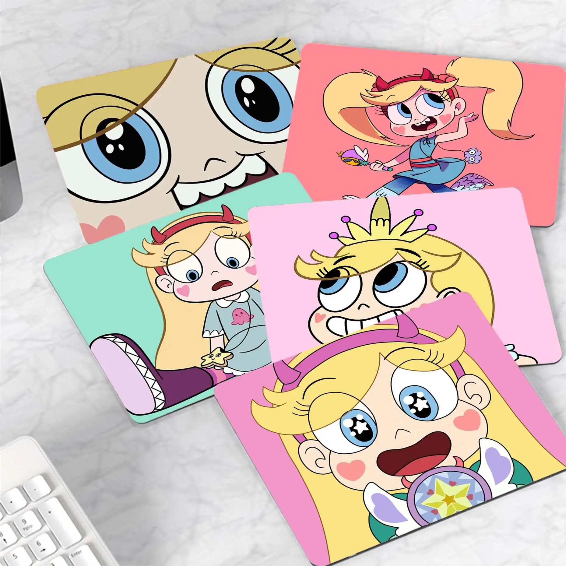 

Disney Star butterfly Princess Star vs. the Forces of Evil Desktop Pad Game Mousepad Smooth Writing Pad Desktops Mate mouse pad