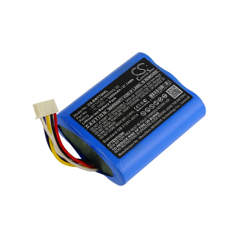 

Cameron Sino 3400mAh Battery for Bowers&Wilkins T7 ,J271/ICR18650NQ-3S