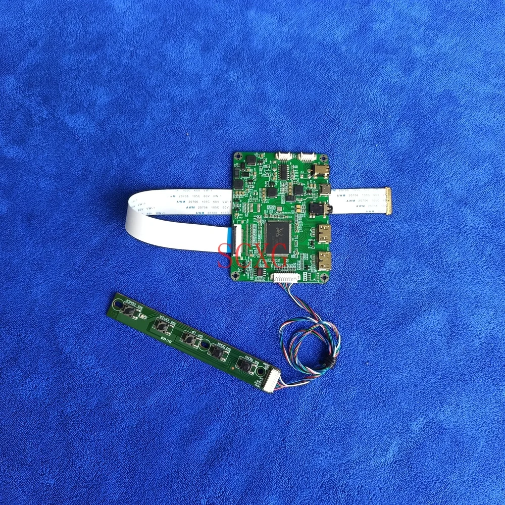 

Для VVX11F009G00/VVX11F019G00/VVX12F045J00 EDP-30Pin Панель контроллер карты WLED 2Mini HDMI-Совместимость 1920*1080 комплект 5V с эффектом приближения c зарядкой Micro-USB