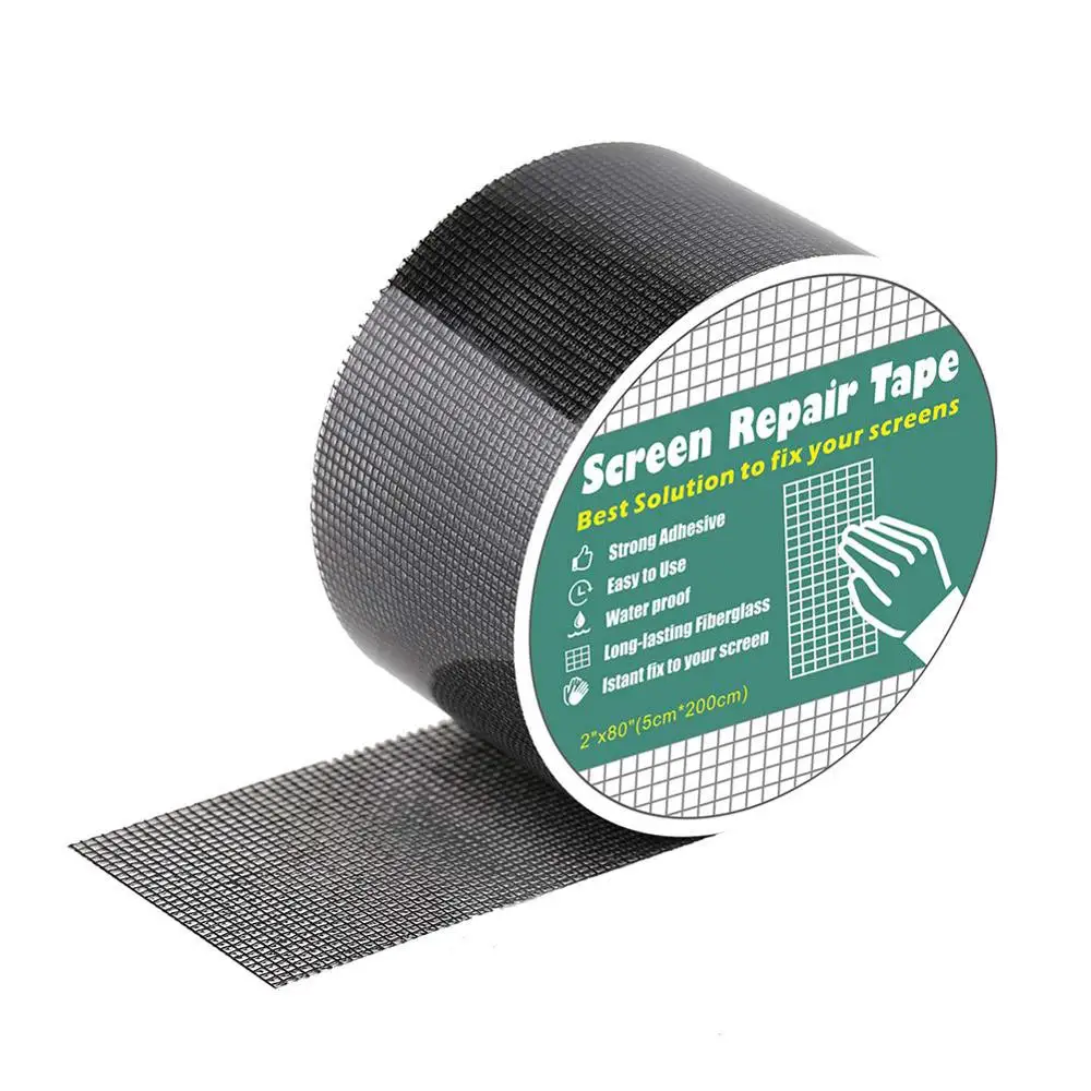 Window Repair Tape Anti-Insect Fly Bug Door Mosquito Screen Net Fiberglass Mesh Cloth Household | Обустройство дома