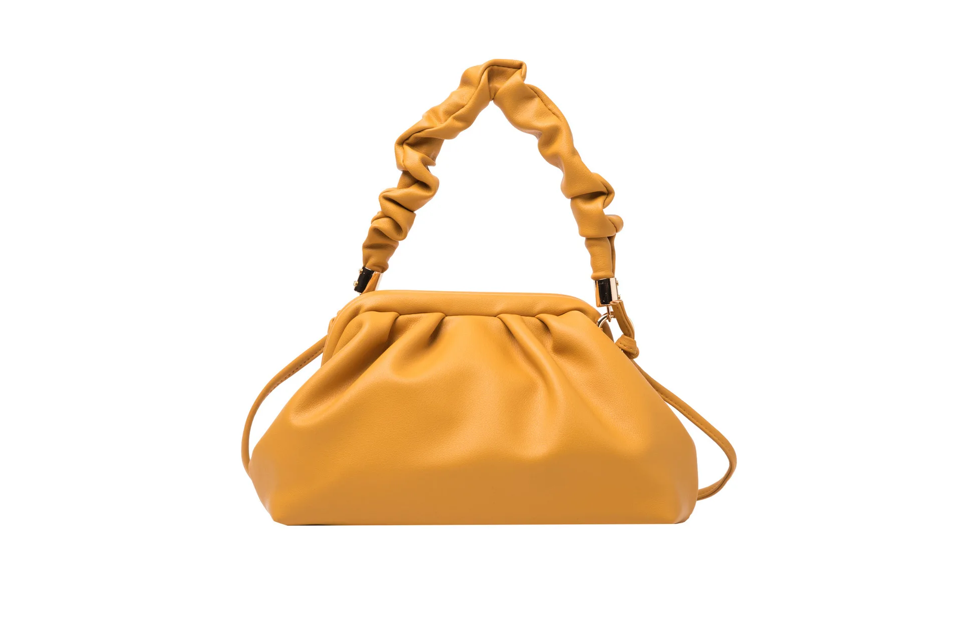 

Casual soft fold bag women 2020 winter fashion new style underarm bag fashion simple and versatile single shoulder messenger bag