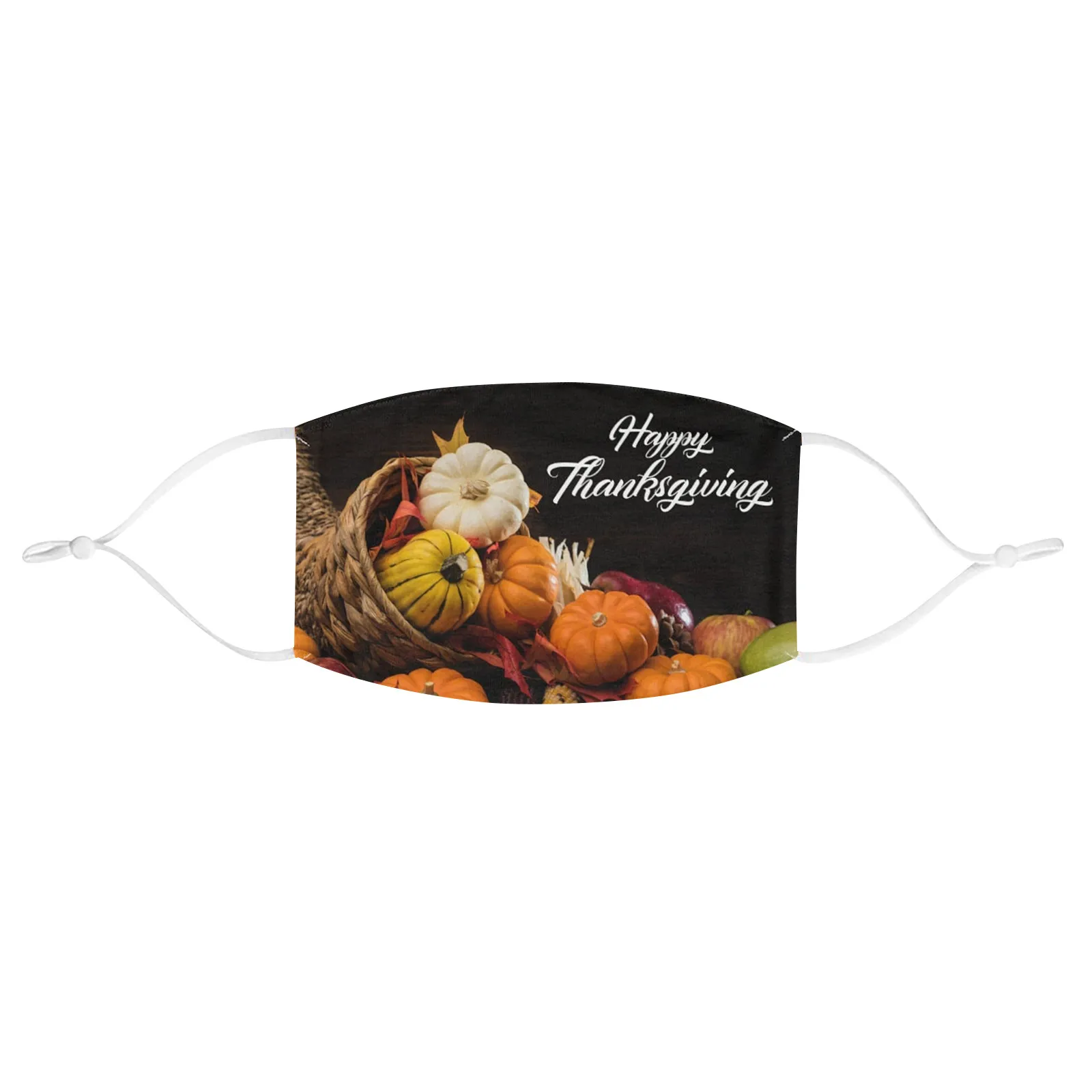 

1pcs Face Mask Fashion Washable Thanksgiving For Women Mouth Masks Dustproof Breathable Printing Mask mascarilla tela masque F10