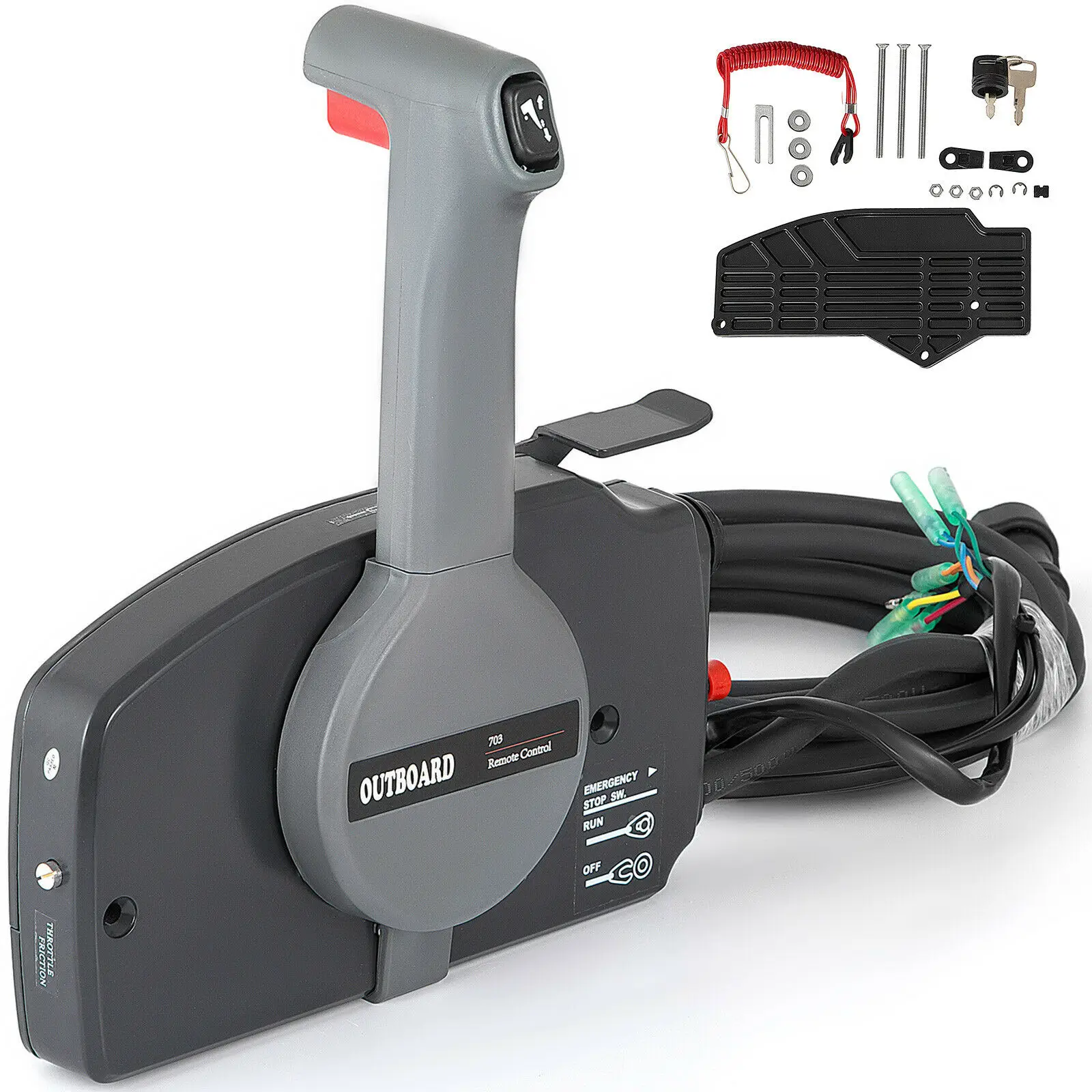 

Marine Side Mount Remote Control Box For Yamaha 703-48207-22-00 Control Outboard