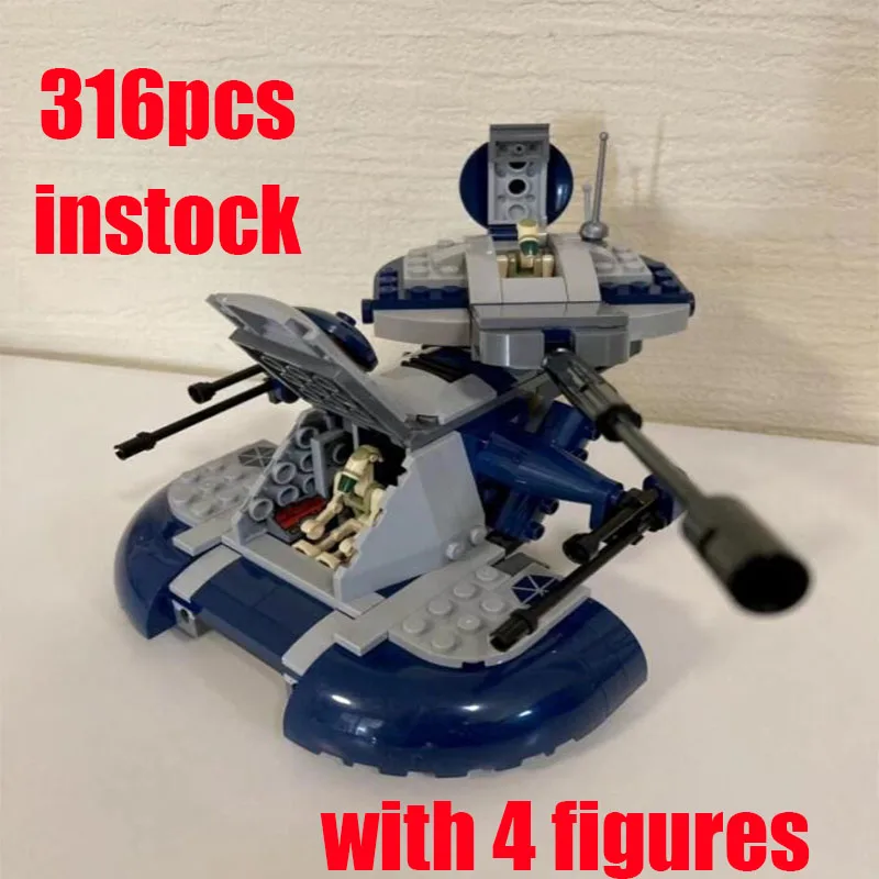 

NEW MOC Star Plan AAT 75283 Modification Space Wars Armored Assault Tank Model Building Block Bricks Kid DIY Toy Gifts