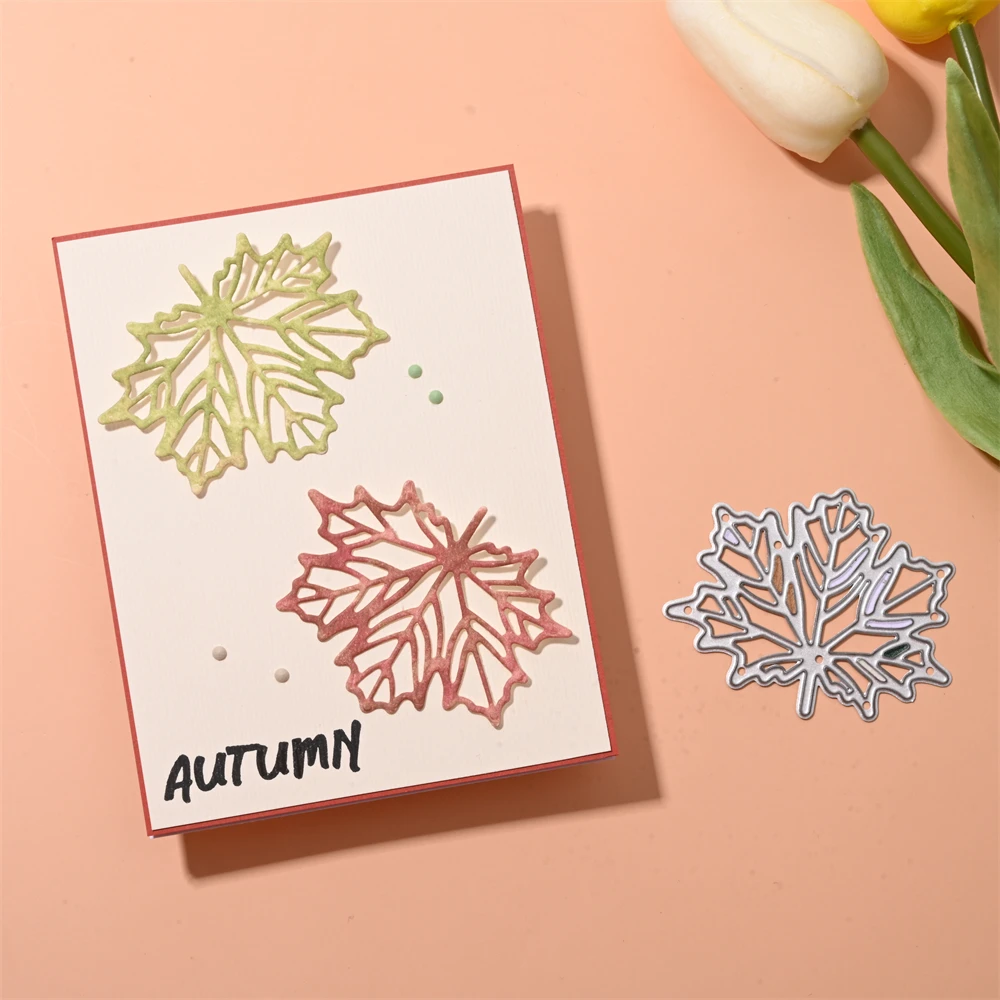 

InLoveArts Maple Leaf Metal Cutting Die Cut Fall Autumn Scrapbooking Paper Craft Handmade Album Card Template Embossing Stencils