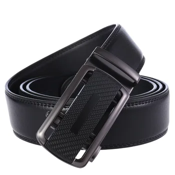 Automatic Buckle Men Belt Genuine Leather High Quality Belt Male Luxury Designer Strap Waistband Fashion New Apparel Accessories 4