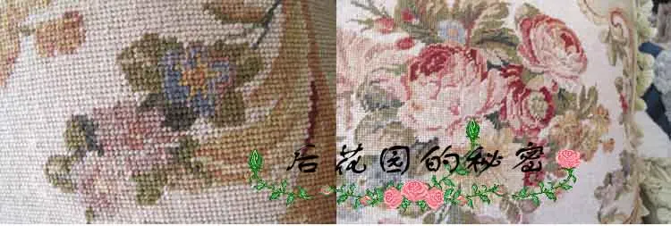 

NEEDLEPOINT PILLOWS [SPECIAL DOUBLE CROWN NEW PRODUCT] HANDMADE ALL WOOL EMBROIDERED CUSHION COVER