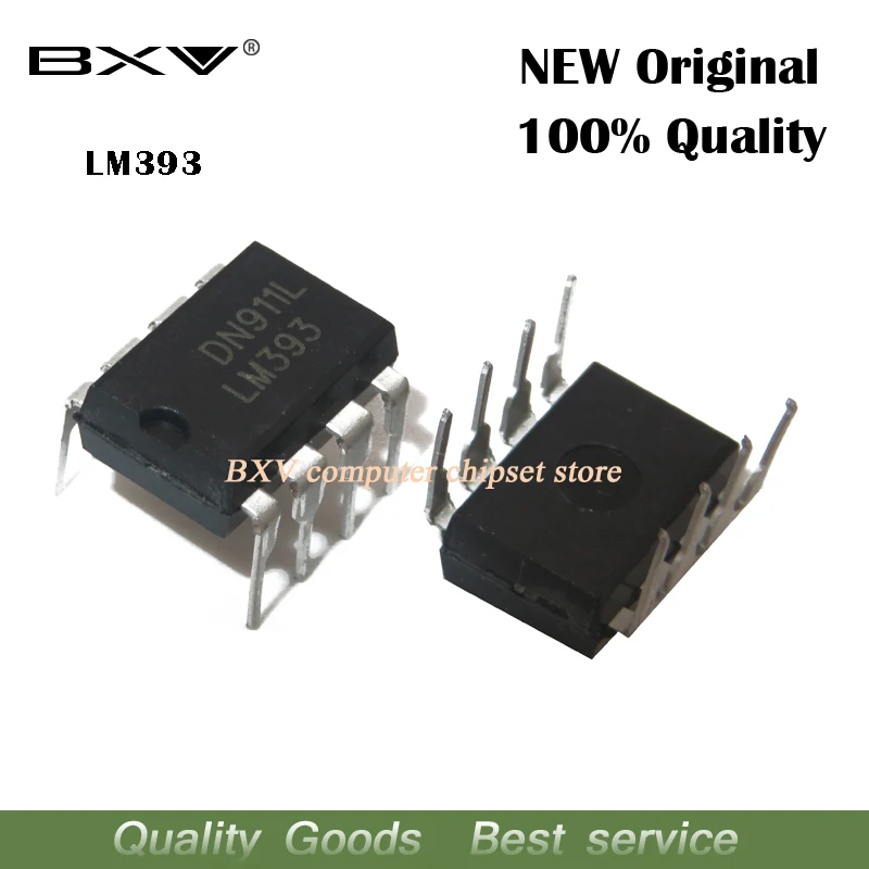 LM393P DIP8 LM393 DIP LM393N 393 DIP-8, 10 шт.