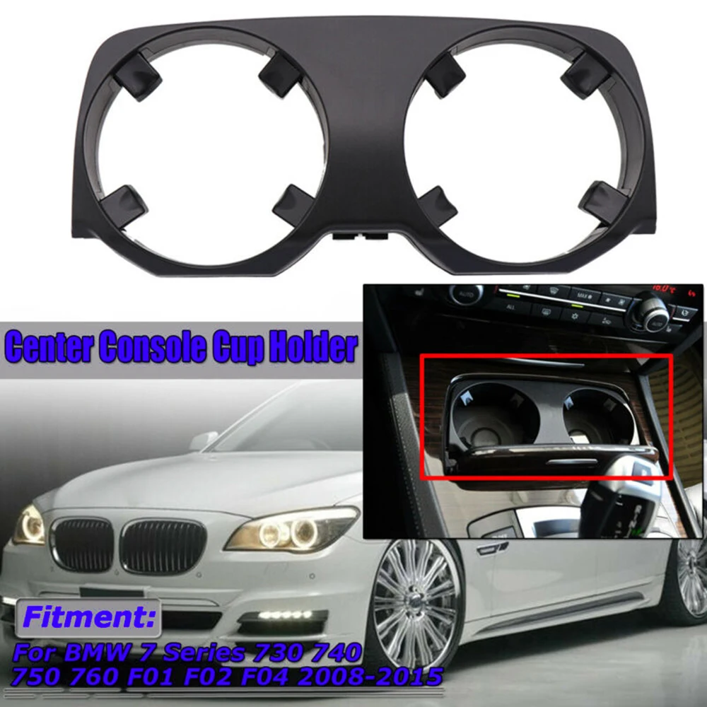 

Black Cup Holder Inner 200x90x50mm Interior Parts Replacement Accessories