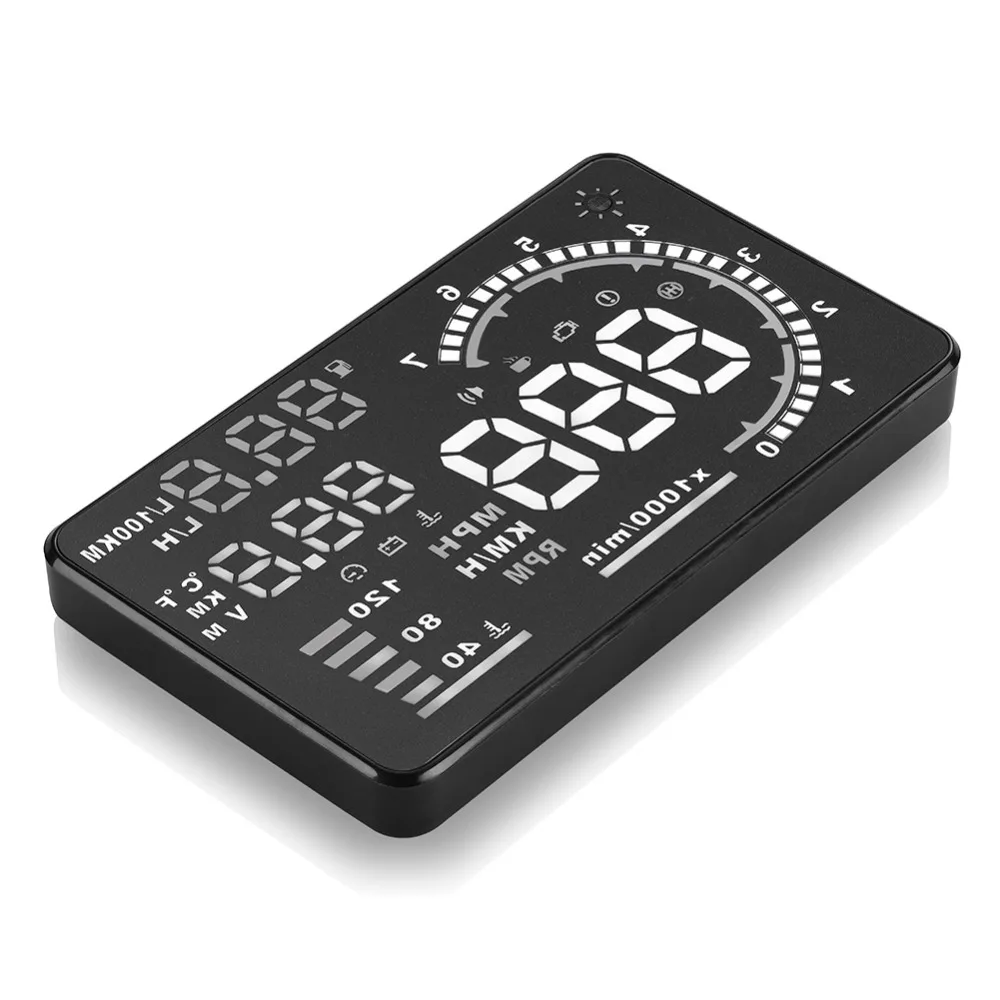 A8 5.5'' OBD II Car HUD Display Auto Windshied Reflective Screen Speed | Автомобили и мотоциклы