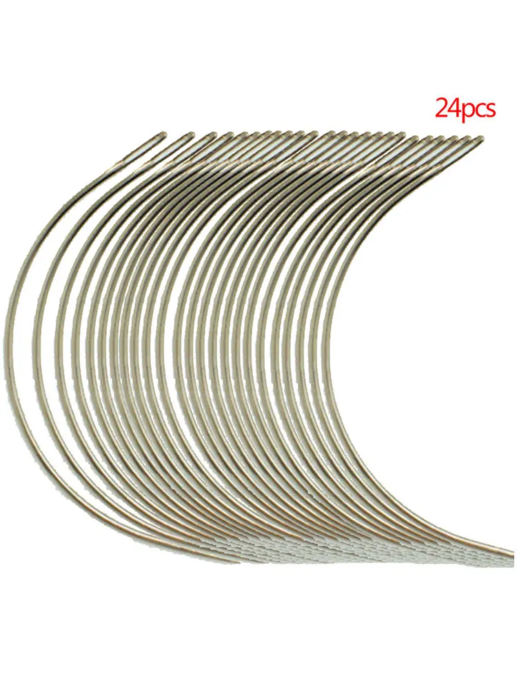 Изогнутые изогнутые иглы для париков 24 см 68 мм 75 90 мм|Крюковые иглы| |