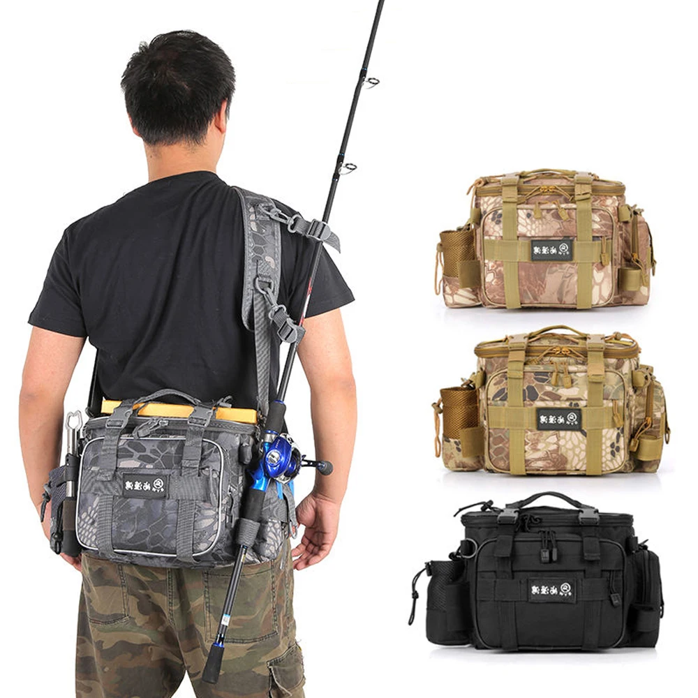 Сумка многофункциональная для рыбалки сумка через плечо хранения катушек
