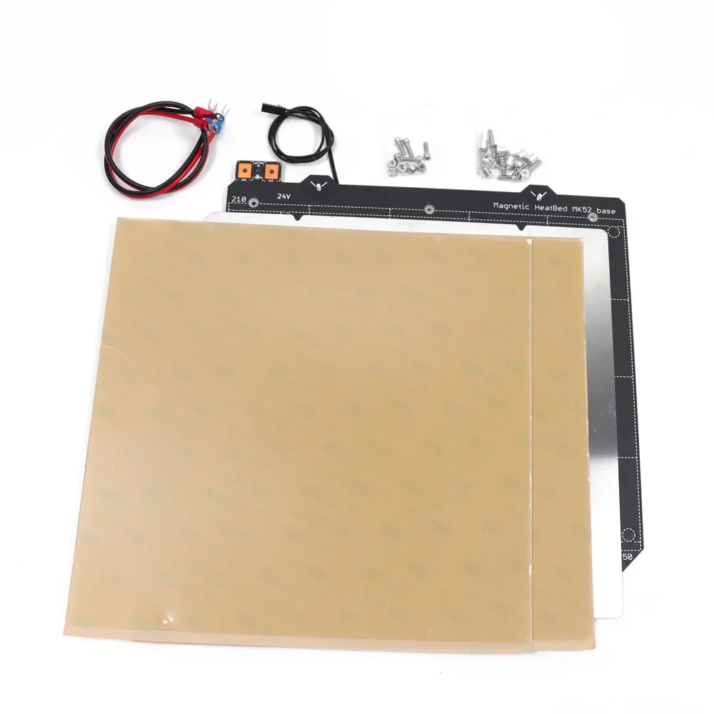 12V Prusa i3 mk2/mk2s Модернизированный mk2.5 PCB кровать с подогревом на магнитах лист из 2