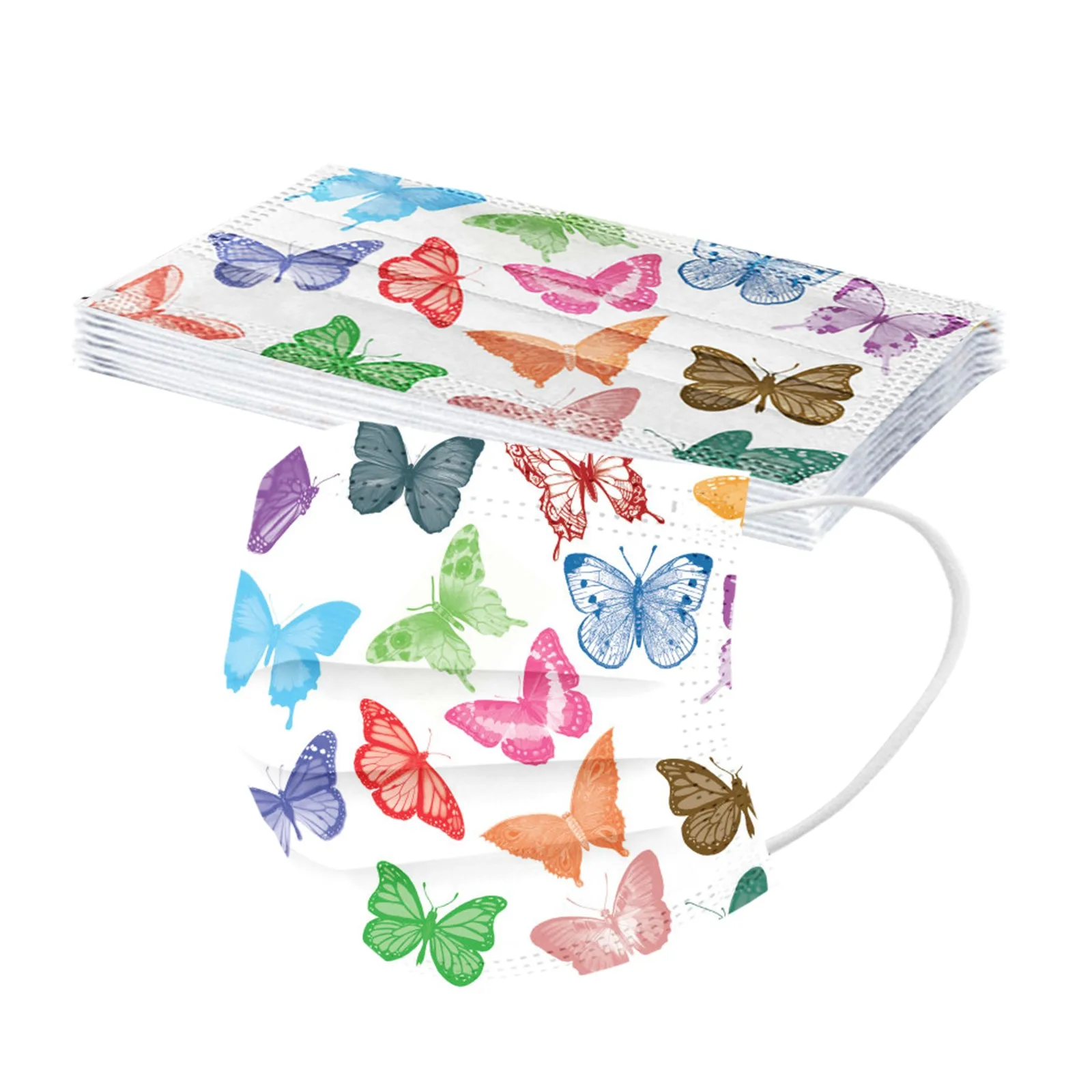 

Одноразовая маска для лица для мужчин и женщин маски 17 шаблонов маски 10 шт. маски с рисунком бабочки для взрослых 3-слойные маски
