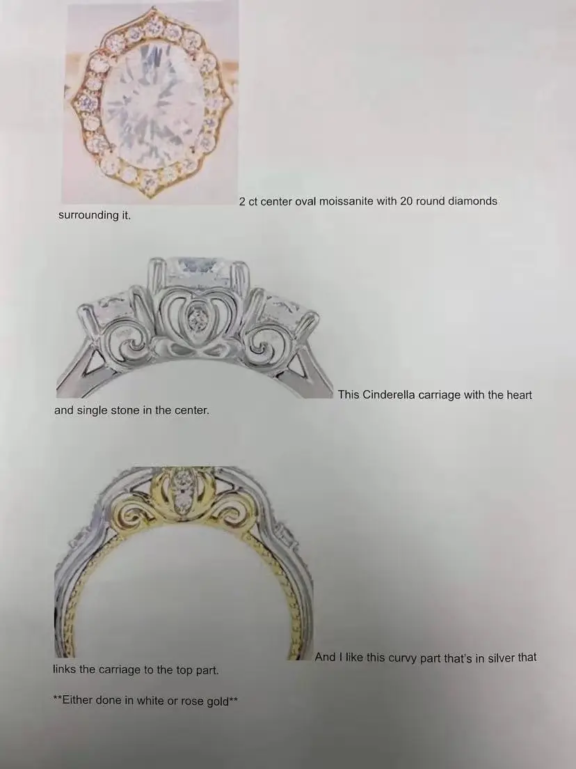 

Customized items Classic ring Brilliant Cut jewelry Wedding ring Engagement 925silver ring