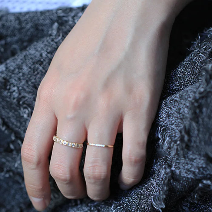

Fashion 14k Gold Topaz Diamond Ring Refined Bizuteria Anillos Luxury Simulated Wedding Jewelry Gemstone Diamante Rings for Women