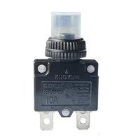 10amp circuit breakers with push button reset with quick connect terminals and waterproof button cap