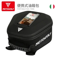 motowolf universal motorcycle portable fuel tank bag waterproof reflective non slip messenger bag riding equipment