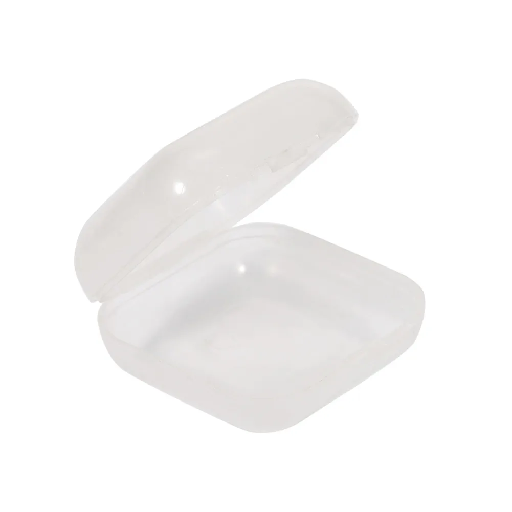 

1/5 Pcs Portable Flip Jewelry Box Mini Transparent Square Plastic Storage Boxes Pill Box Parts Tool Box Earplug Box