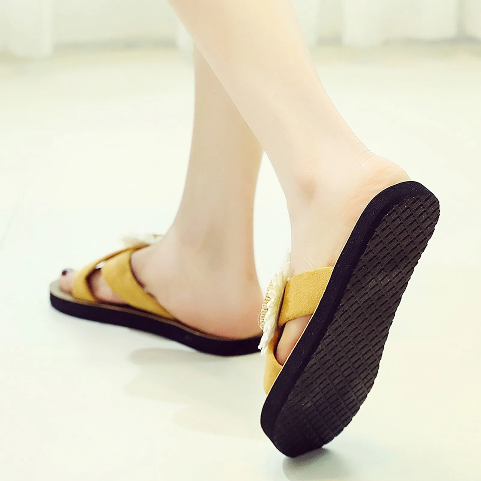 

New Sandals Slippers Women Comfortable Summer Shoes Woman Flower Beach Ladies Flip Flops Platform Slippers Women