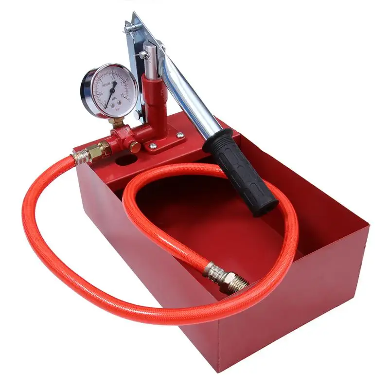 25KG Copper Water Pressure Test Pump Hand Pump Test Tool Hydraulic Testing Tool (Pipe Random Color)