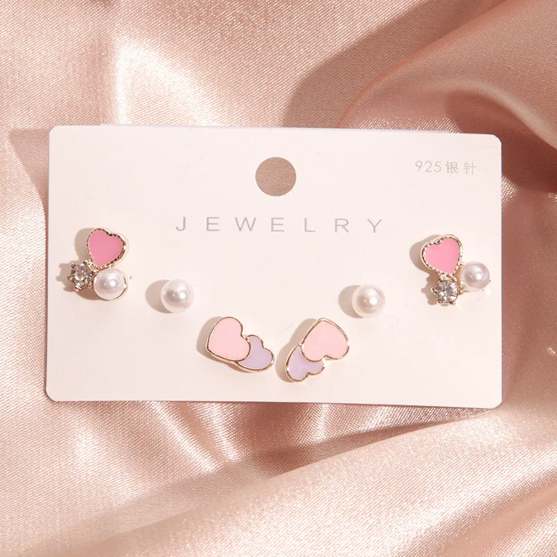 Женские серьги подвески из сплава серебро 925 пробы|Серьги-гвоздики| |