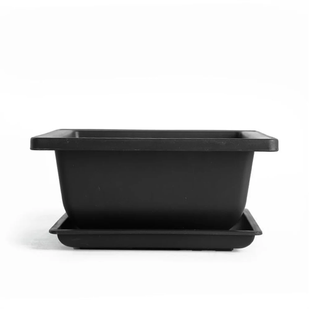 Пластиковый прямоугольный квадратный цветочный горшок чаша для растений Семена
