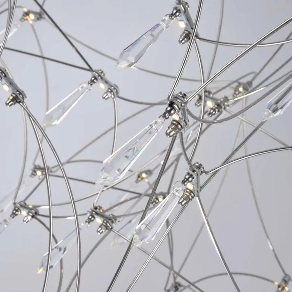 

Chandelier Crystal Modern Large Pendant Light Suspension Luminaire Lustre Cristal Moderne Decoration Hanging Chandelier Lamparas