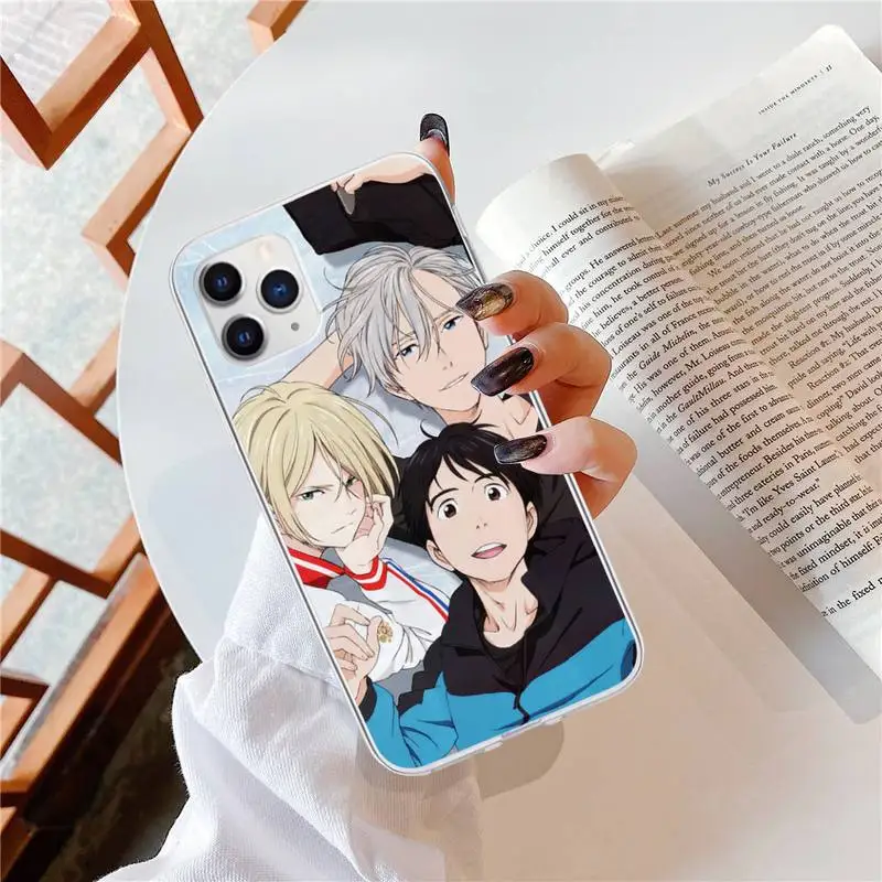 

yuri on ice Phone Case For iPhone 6 7 8 Plus 11 12 ProMax X XR XS Max SE Soft cover