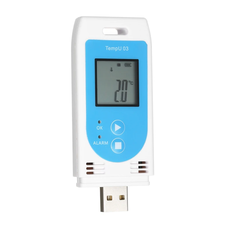 USB Temperature Humidity Data Logger Reusable RH TEMP Recorder Humiture Recording Meter with 12 000 Record Capacity | Инструменты