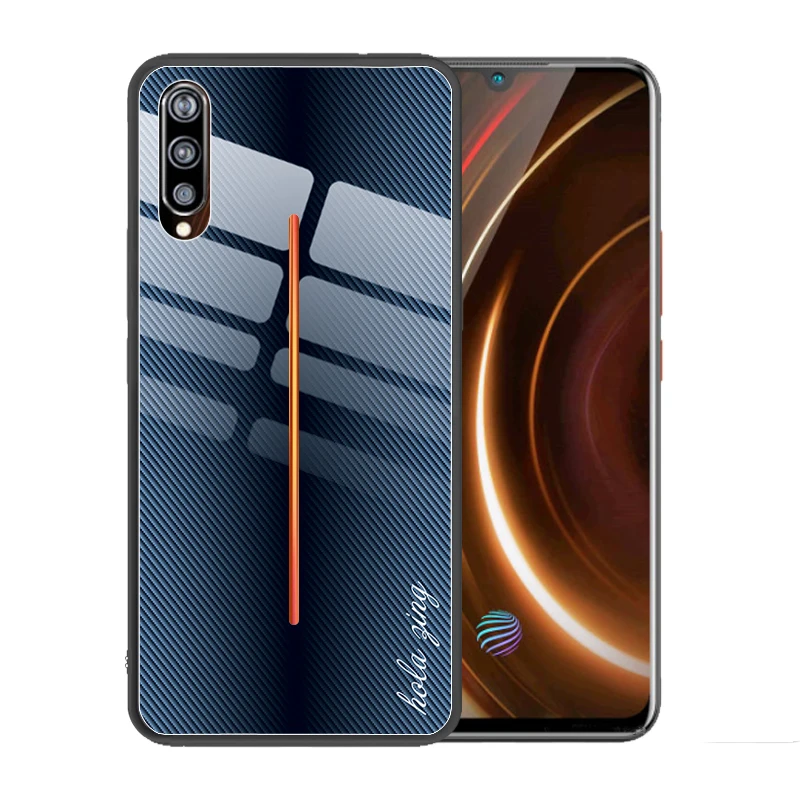 Чехол для VIVO Z5X Z5 Z3 Z3i Z1 Pro Z1i iQoo NEO Роскошный чехол из углеродного волокна с узором