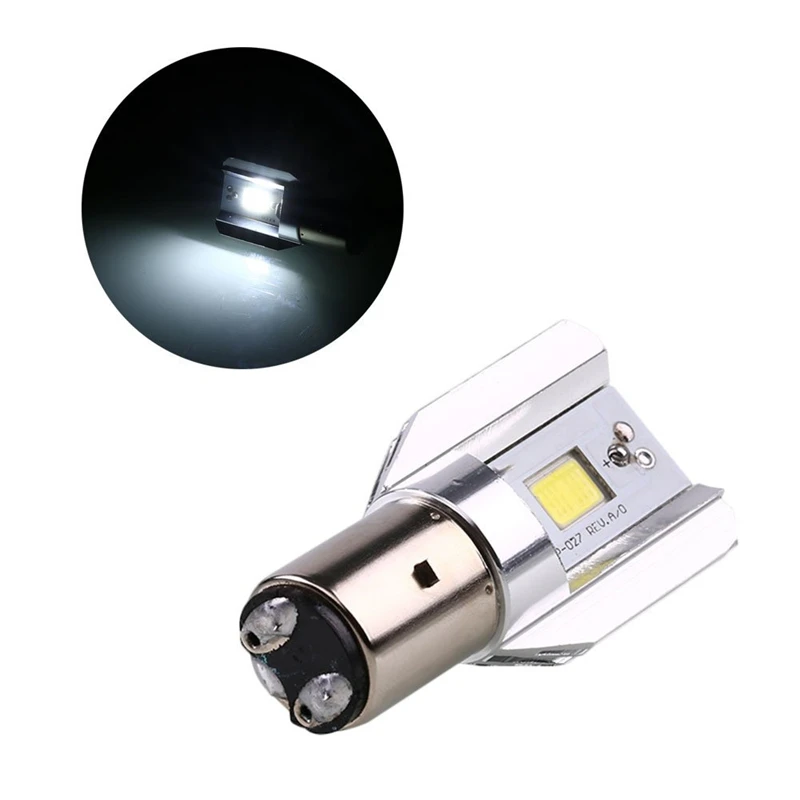 

Led Headlight 1200 Lumens White H6 BA20D COB 12W Led Bulb For Motorcycle Headlights Electric Cars Head Light Lamp High Low Beam