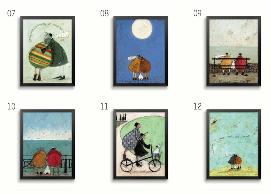 

Abstract Happy Family Love Canvas Painting Vintage Posters Print Scandinavian Nordic Wall Art Pictures Home Decor bilder cuadros