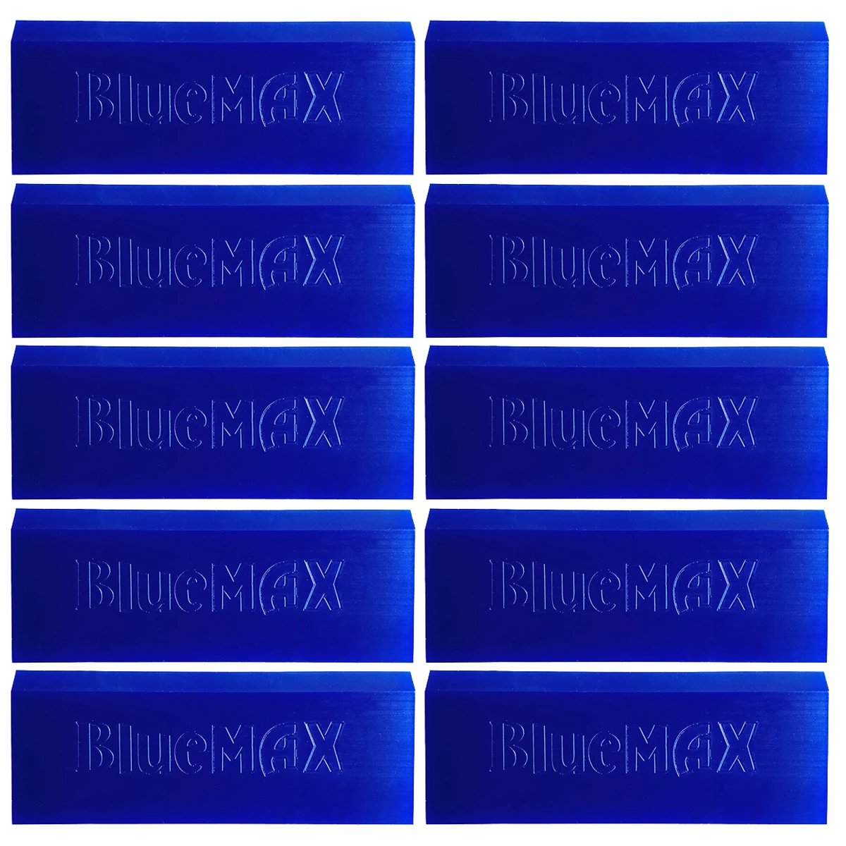 10 шт. запасные резиновые лезвия BLUEMAX для ручной скребок для льда стекло очиститель воды Чистая Ракель автомобильная лопата для уборки снега оконные тонировочные инструменты 10B02