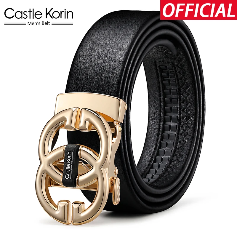 Mens belt leather luxury brand top quality belt fashion designer wear-resistant alloy buckle 130cm length gg belt for men