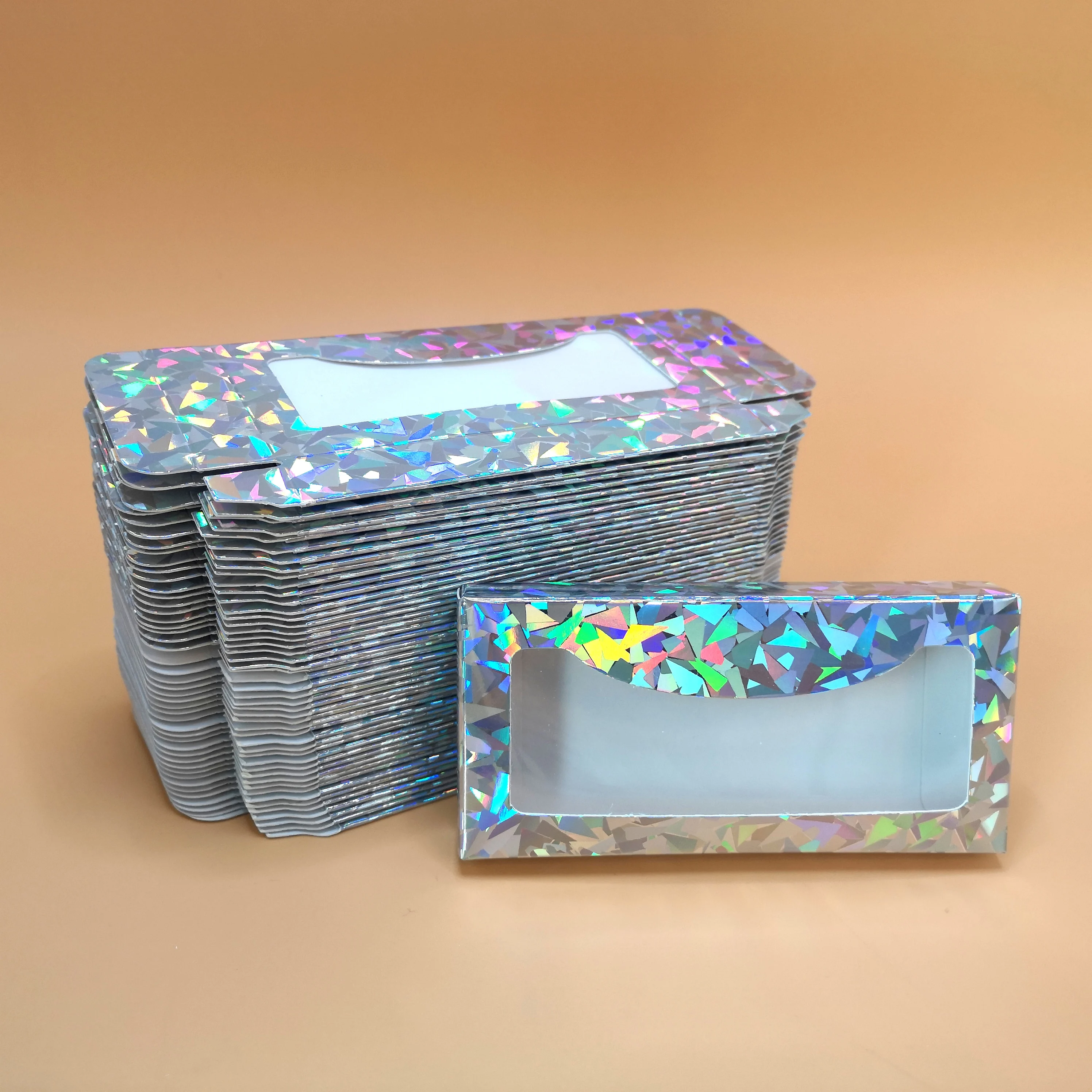 1 шт ресницы серо коричневого цвета коробка 3D/5D Поддельные квадратная Роскошный